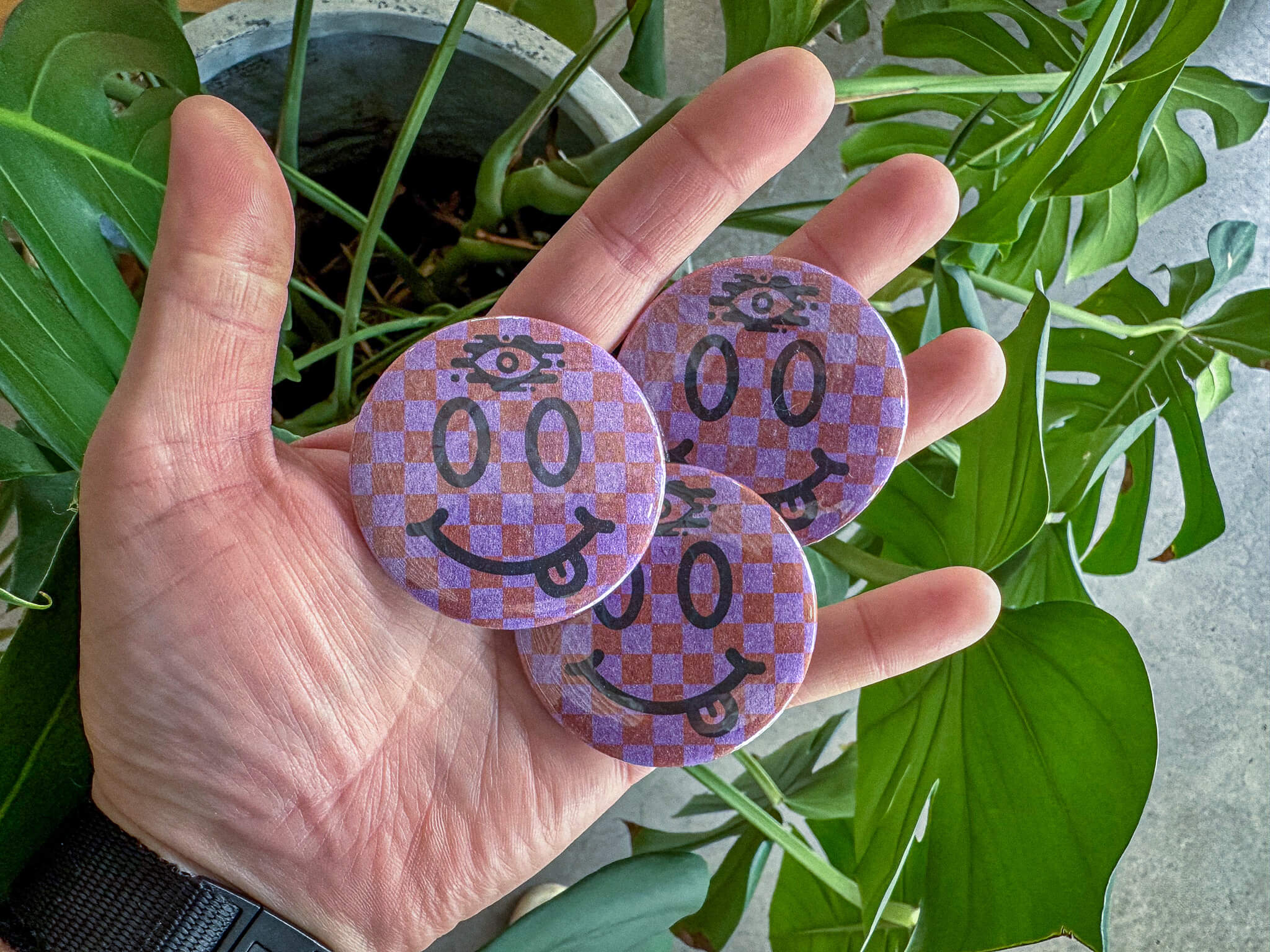 Third Eye Risograph Test Print Button