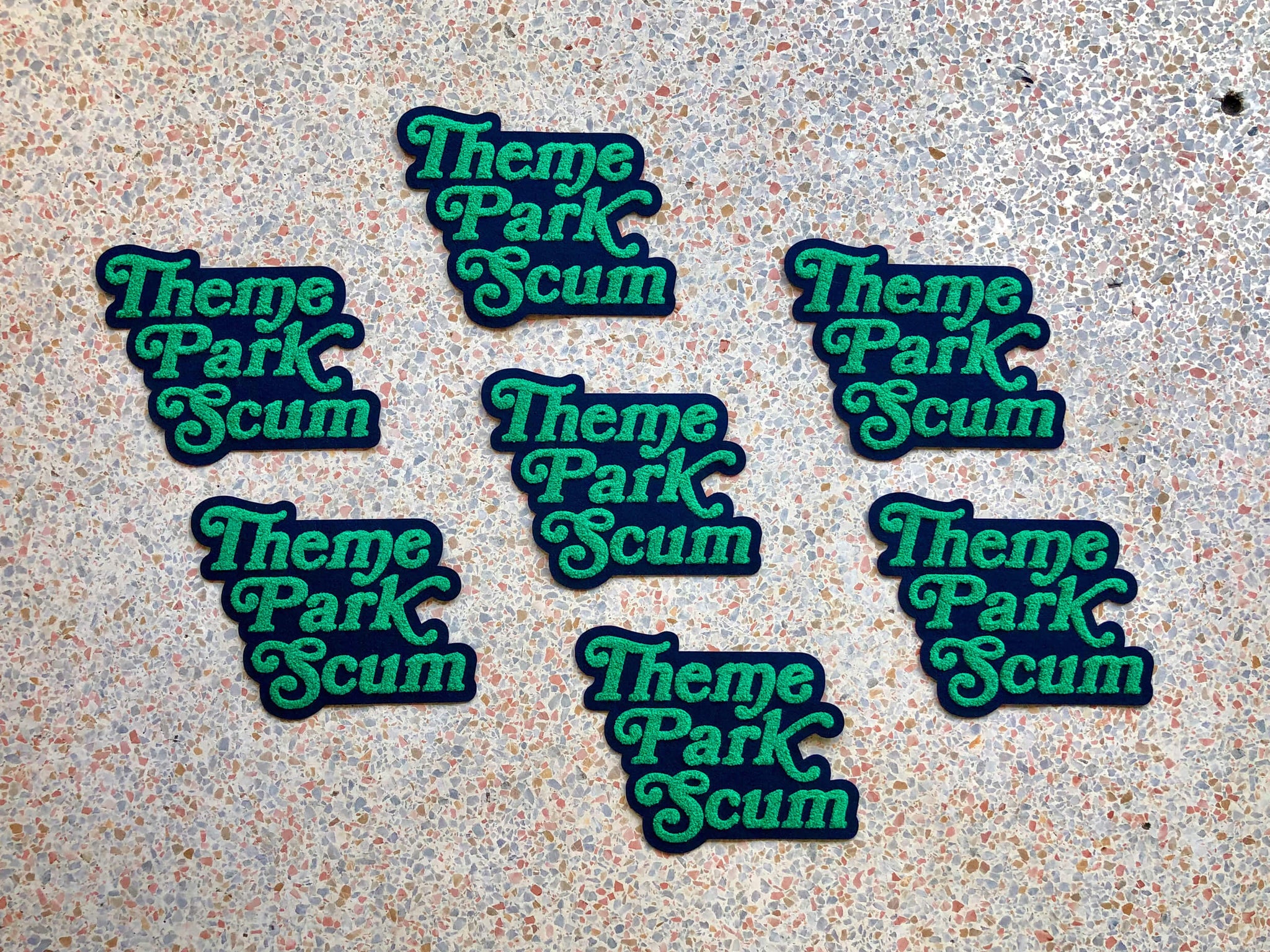 Theme Park Scum Chenille Back Patch