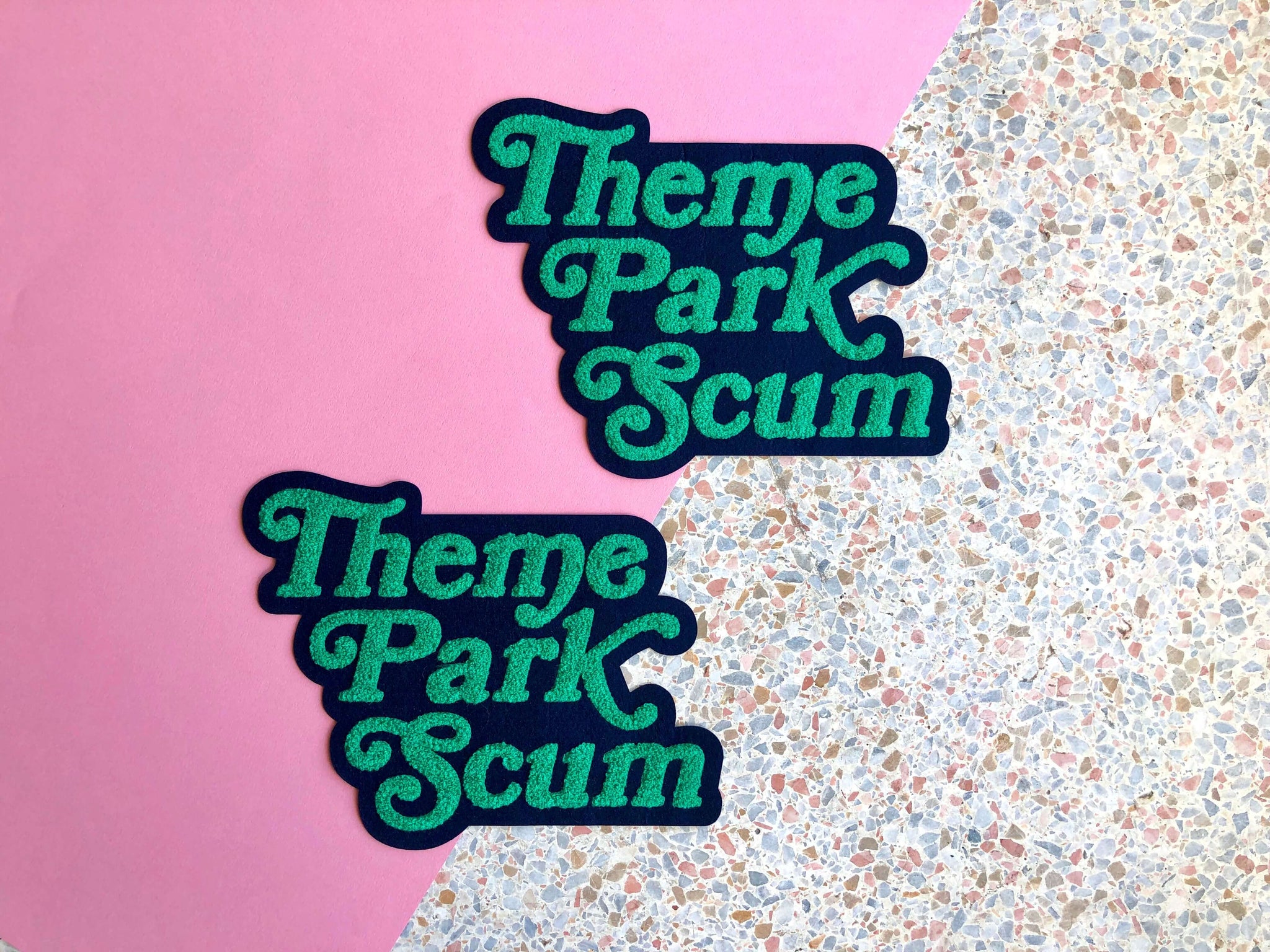 Theme Park Scum Chenille Back Patch