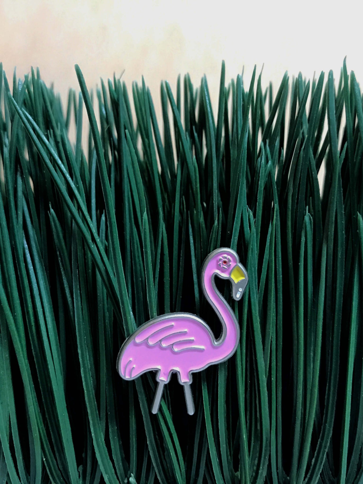Flamingo Surveillance Lapel Pin